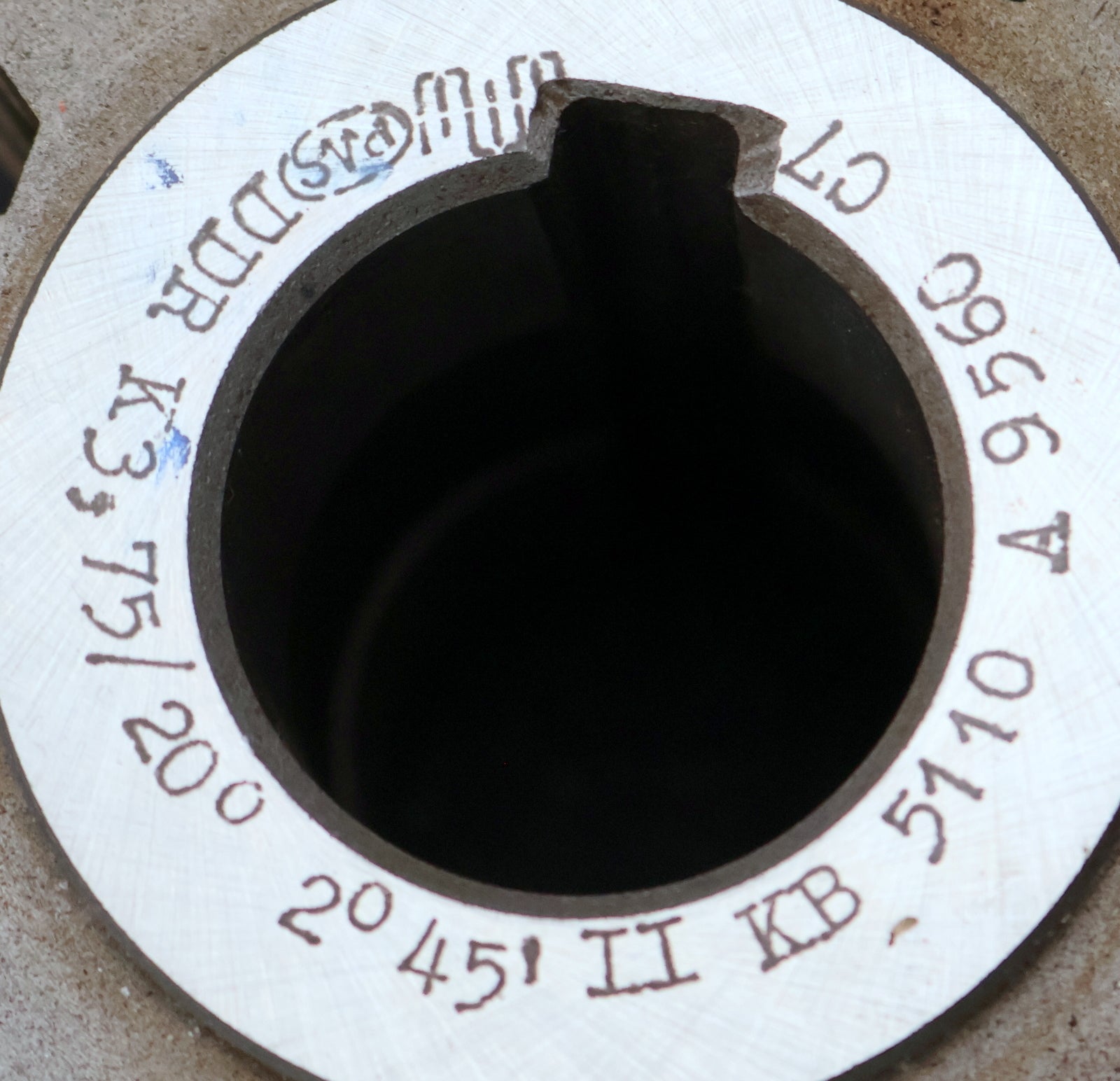 Bild des Artikels PWS-Zahnrad-Wälzfräser-gear-hob-m=-3,75mm-20°-EGW-Ø91x88xØ32mm-mit-LKN-BPII