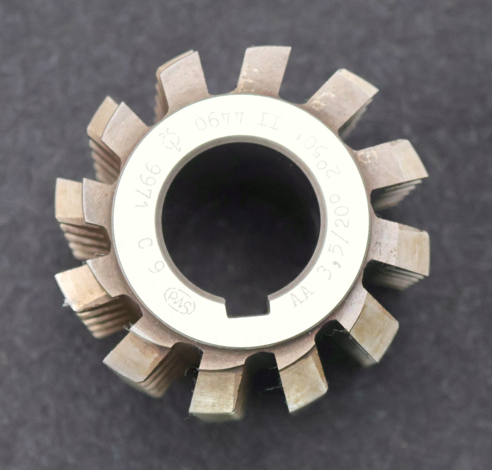Bild des Artikels PWS-Zahnrad-Wälzfräser-gear-hob-m=-3,5mm-20°-EGW-Ø79x69xØ32mm-mit-LKN-BPII