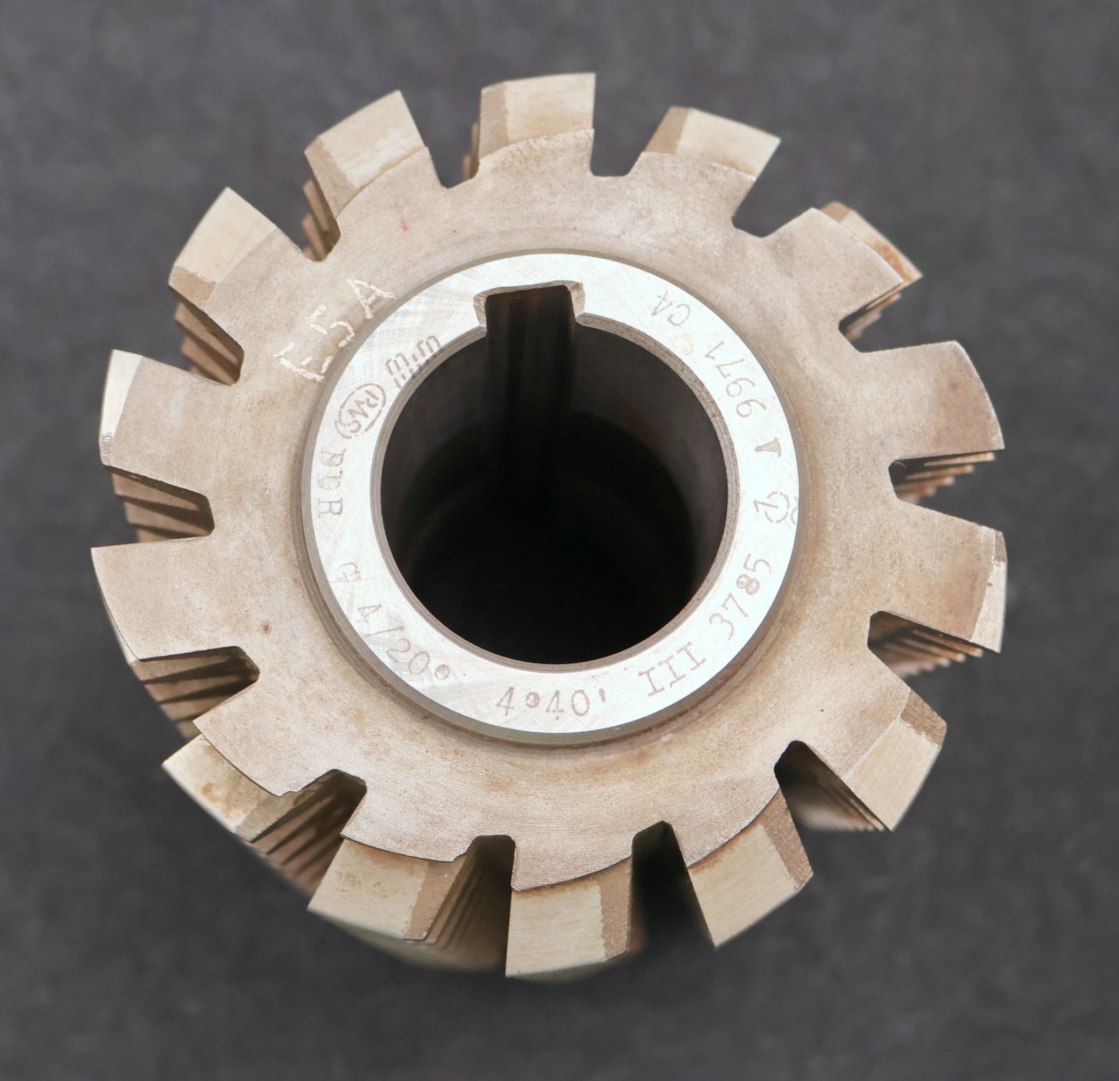 Bild des Artikels PWS-Zahnrad-Wälzfräser-gear-hob-m=-4mm-20°-EGW-Ø110x135xØ40mm-mit-LKN-BPIII