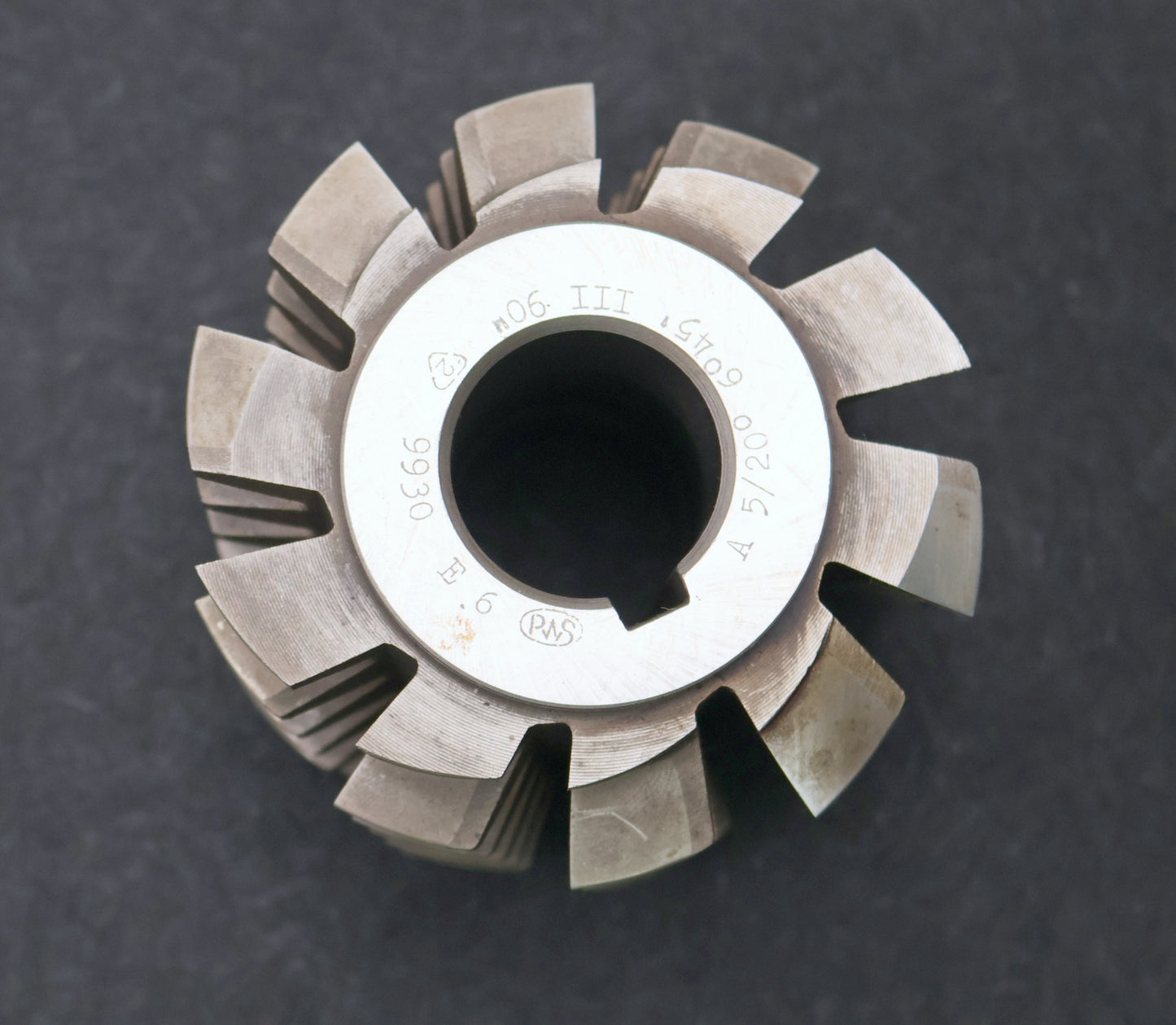 Bild des Artikels PWS-Zahnrad-Wälzfräser-gear-hob-m=-5mm-20°-EGW-Ø100x88xØ32mm-mit-LKN-BPIII
