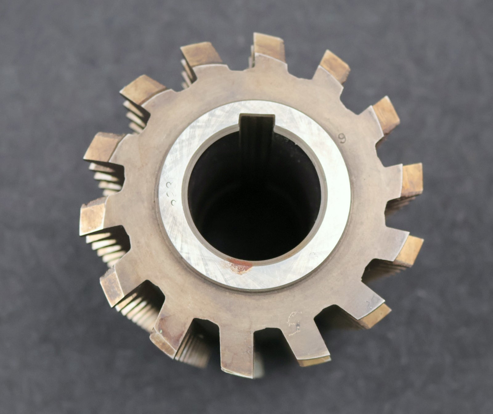 Bild des Artikels PWS-Zahnrad-Wälzfräser-gear-hob-m=-4mm-20°-EGW-Ø109x135xØ40mm-mit-LKN-BPII