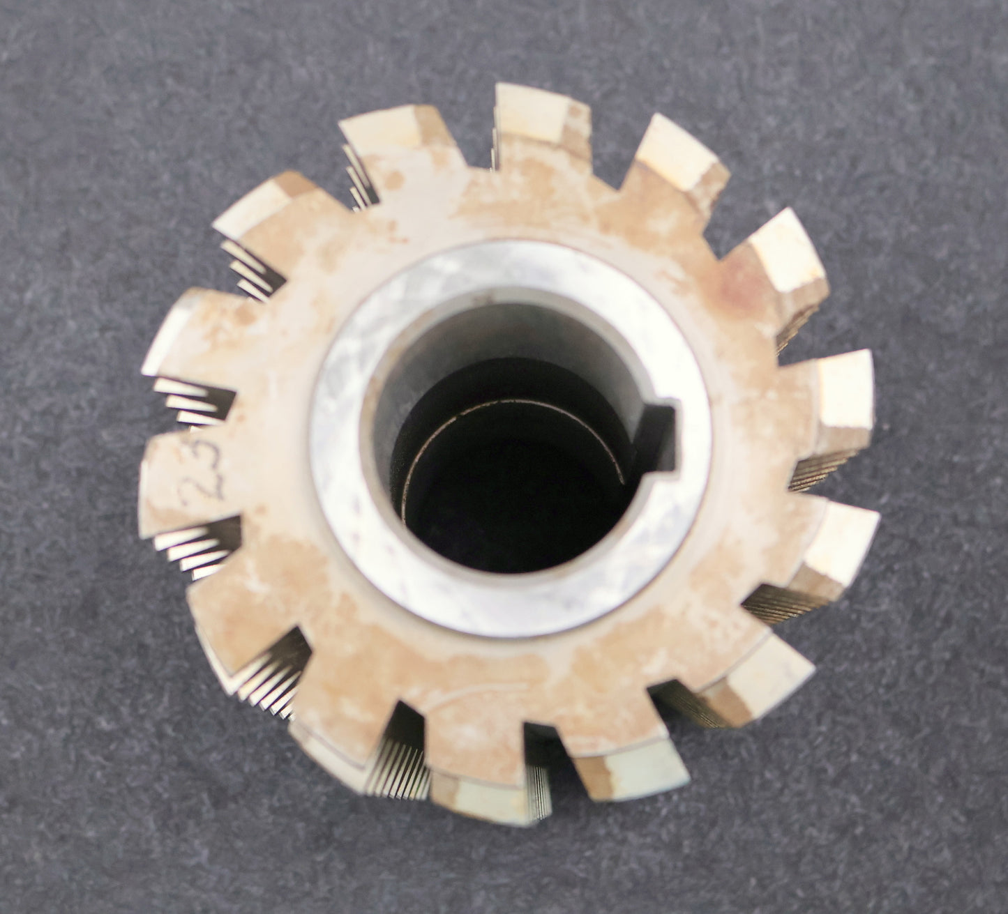 Bild des Artikels PWS-Zahnrad-Wälzfräser-gear-hob-m=-3,75mm-20°-EGW-Ø111x136xØ40mm-mit-LKN-BPII