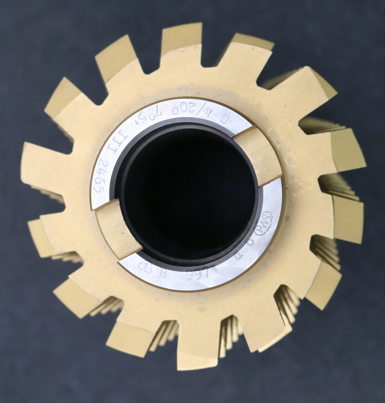 Bild des Artikels PWS-Zahnrad-Wälzfräser-gear-hob-m=-4mm-20°-EGW-Ø110x158xØ40mm-BPIII