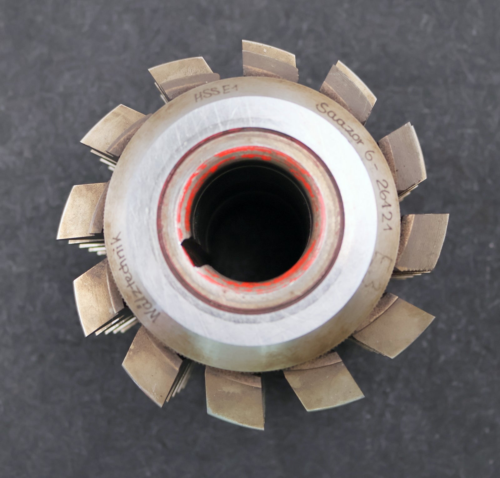 Bild des Artikels SAAZOR-Zahnrad-Wälzfräser-gear-hob-m=-5mm-20°-EGW-Ø114x106xØ32mm-mit-LKN-BPIII