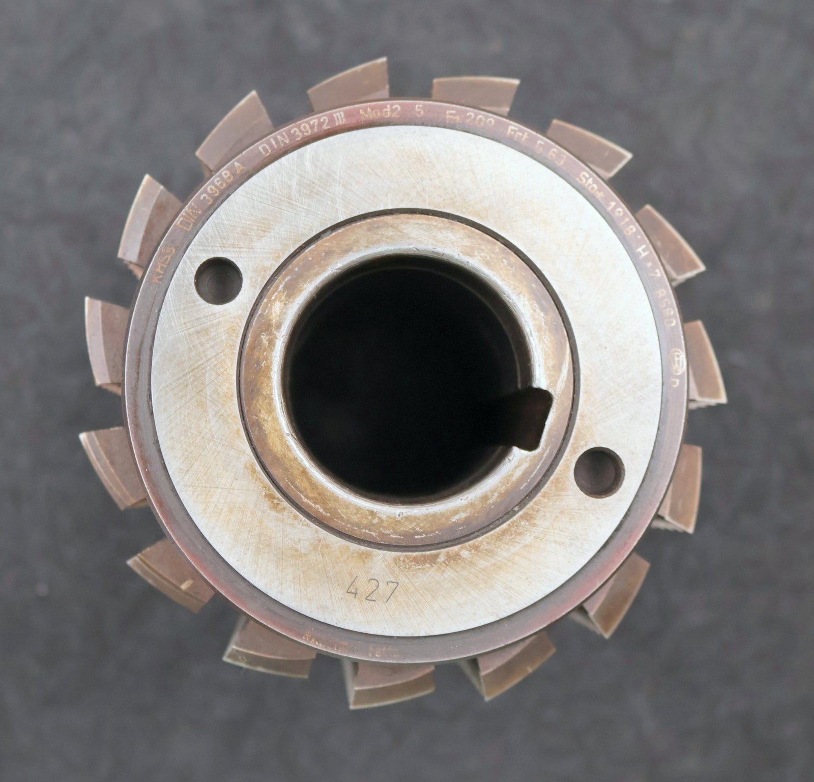Bild des Artikels FETTE-Zahnrad-Wälzfräser-gear-hob-m=-2,5mm-20°-EGW-Ø115x130xØ40mm-mit-LKN-BPIII