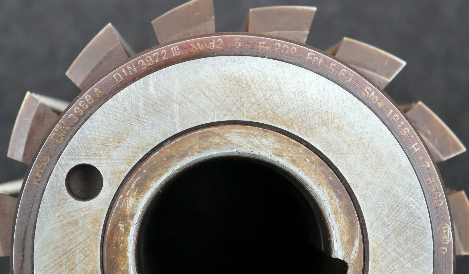 Bild des Artikels FETTE-Zahnrad-Wälzfräser-gear-hob-m=-2,5mm-20°-EGW-Ø115x130xØ40mm-mit-LKN-BPIII