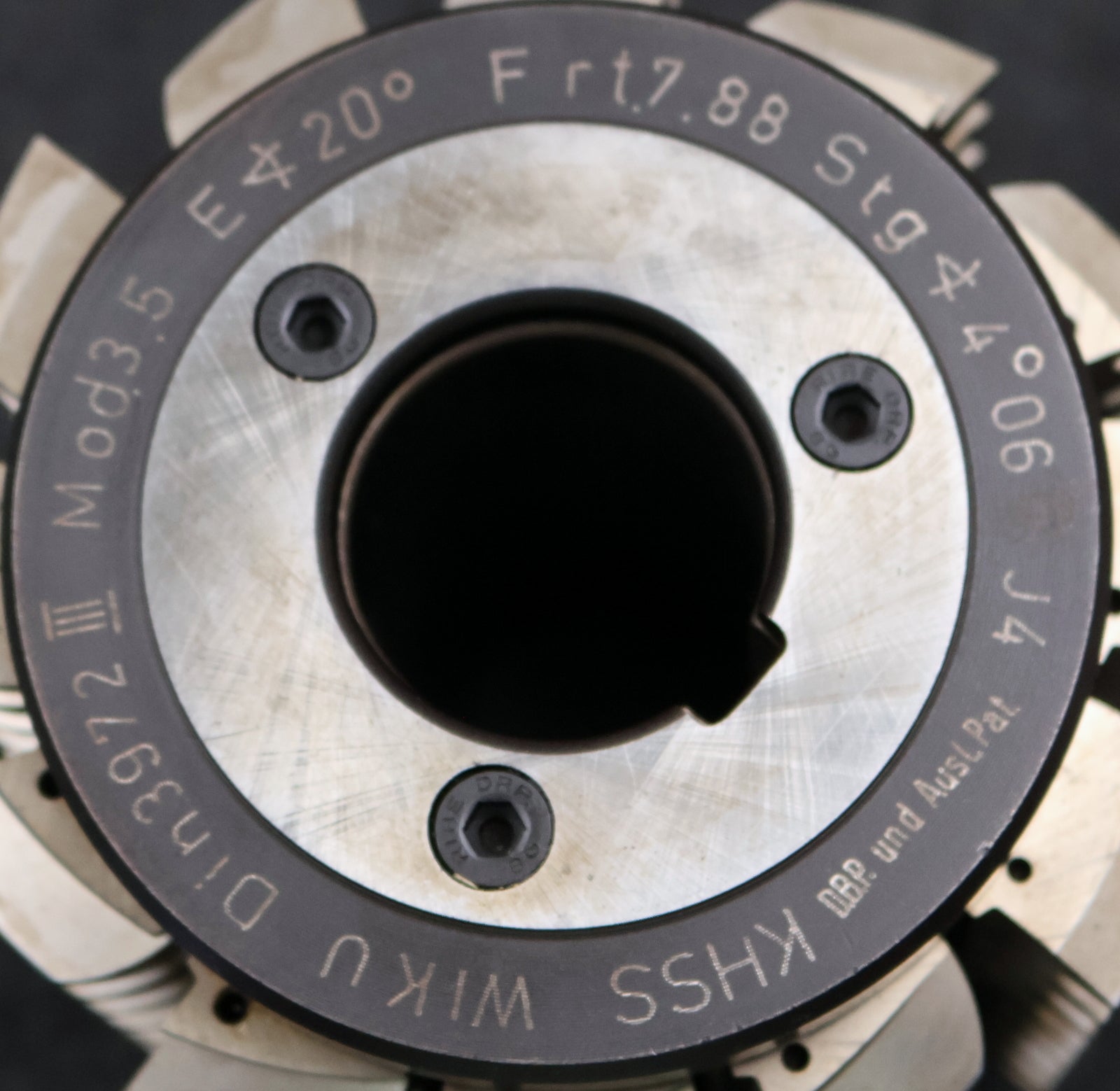 Bild des Artikels FETTE-Zahnrad-Wälzfräser-gear-hob-m=-3,5mm-20°-EGW-Ø110x112xØ32mm-mit-LKN-BPIII