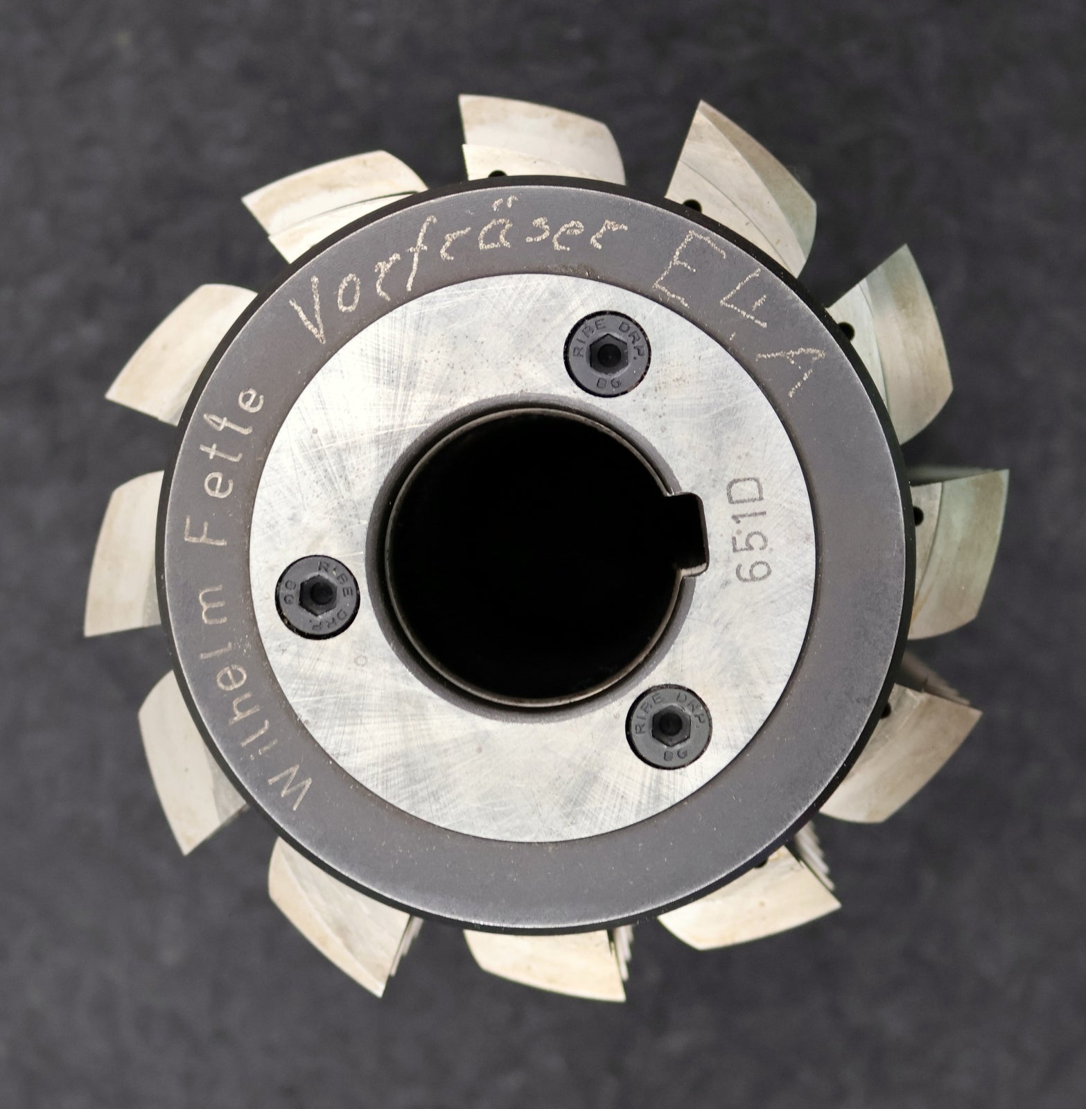 Bild des Artikels FETTE-Zahnrad-Wälzfräser-gear-hob-m=-3,5mm-20°-EGW-Ø110x112xØ32mm-mit-LKN-BPIII