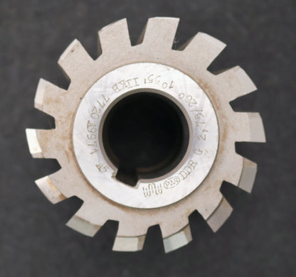 Bild des Artikels PWS-Zahnrad-Wälzfräser-gear-hob-m=-2,75mm-20°-EGW-Ø90x89xØ32mm-mit-LKN-BPII