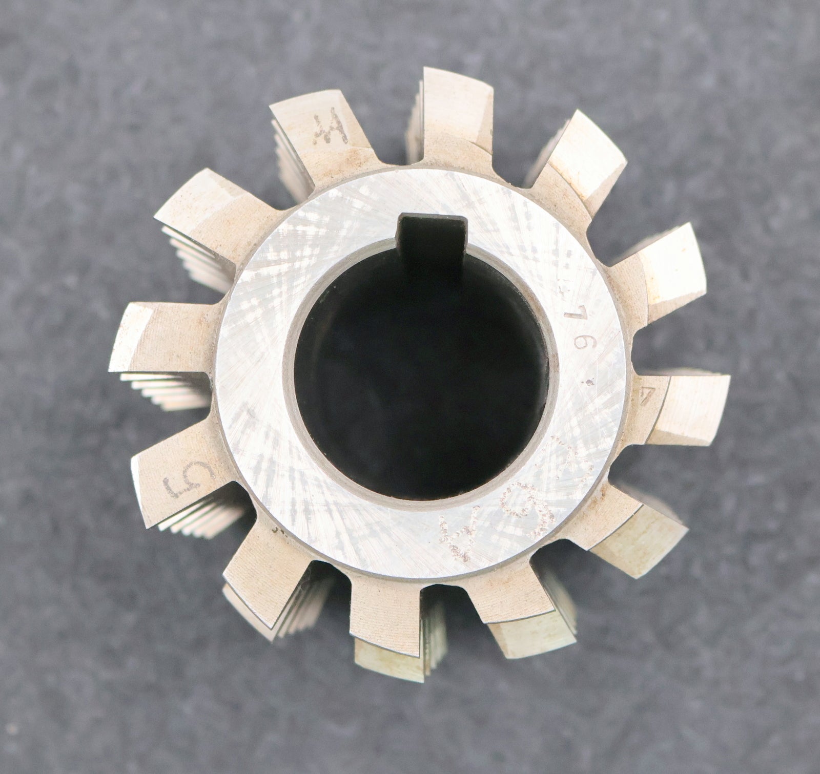 Bild des Artikels PWS-Zahnrad-Wälzfräser-gear-hob-m=-3,5mm-20°-EGW-Ø80x70xØ32mm-mit-LKN-BPII
