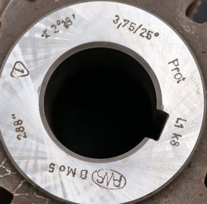 Bild des Artikels PWS-Zahnrad-Wälzfräser-gear-hob-m=-3,75mm-25°-EGW-Ø100x92xØ32mm-mit-LKN