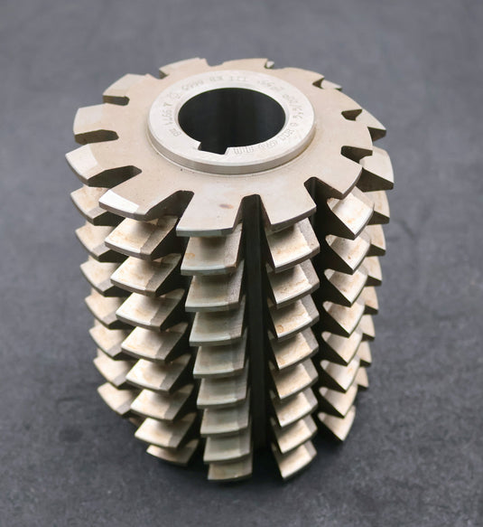 Bild des Artikels PWS-Zahnrad-Wälzfräser-gear-hob-m=-5,5mm-20°-EGW-Ø125x151xØ40mm-mit-LKN-BPIII