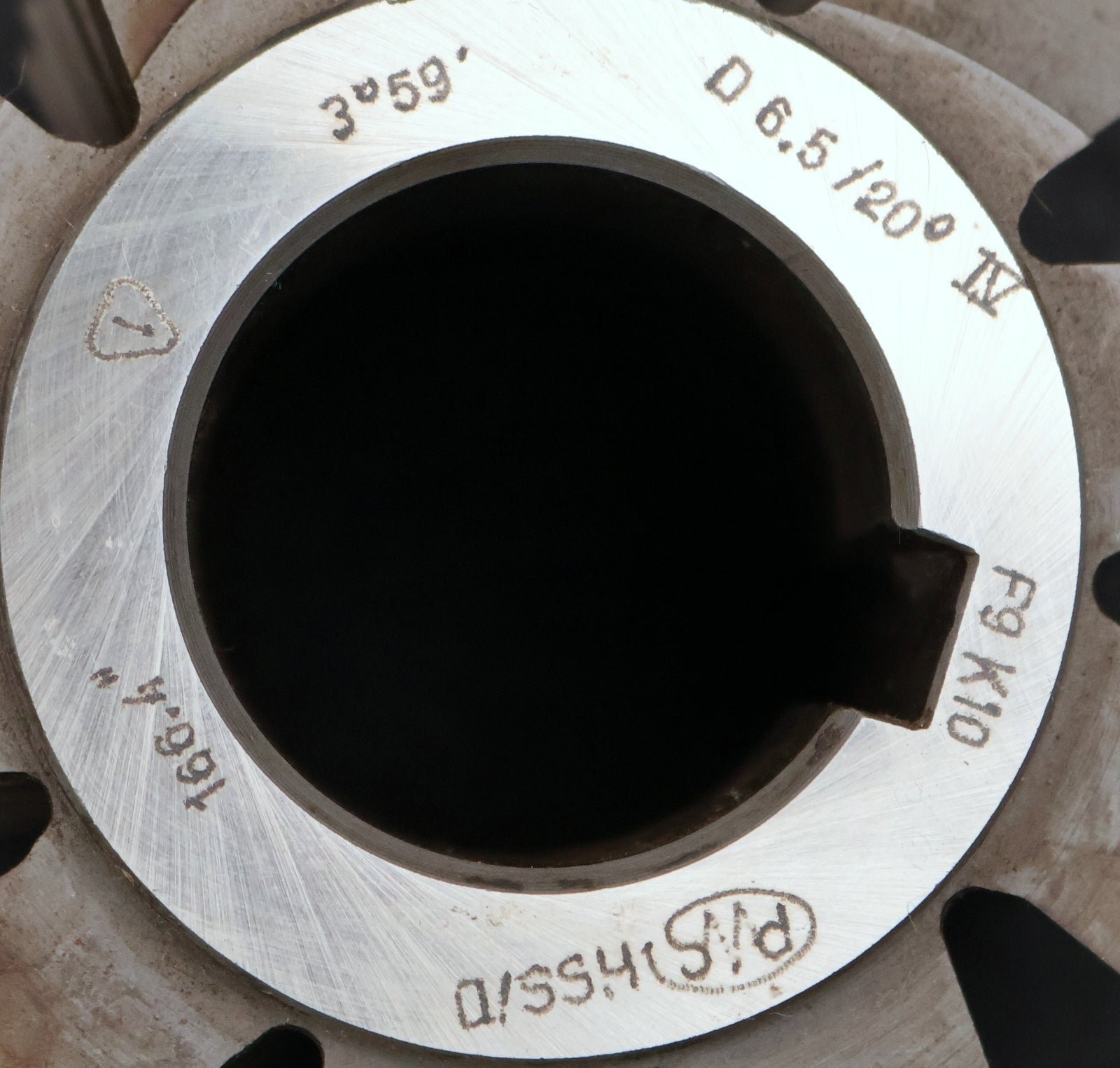 Bild des Artikels PWS-Zahnrad-Wälzfräser-gear-hob-m=-6,5mm-20°-EGW-Ø106x109xØ40mm-mit-LKN-BPIV