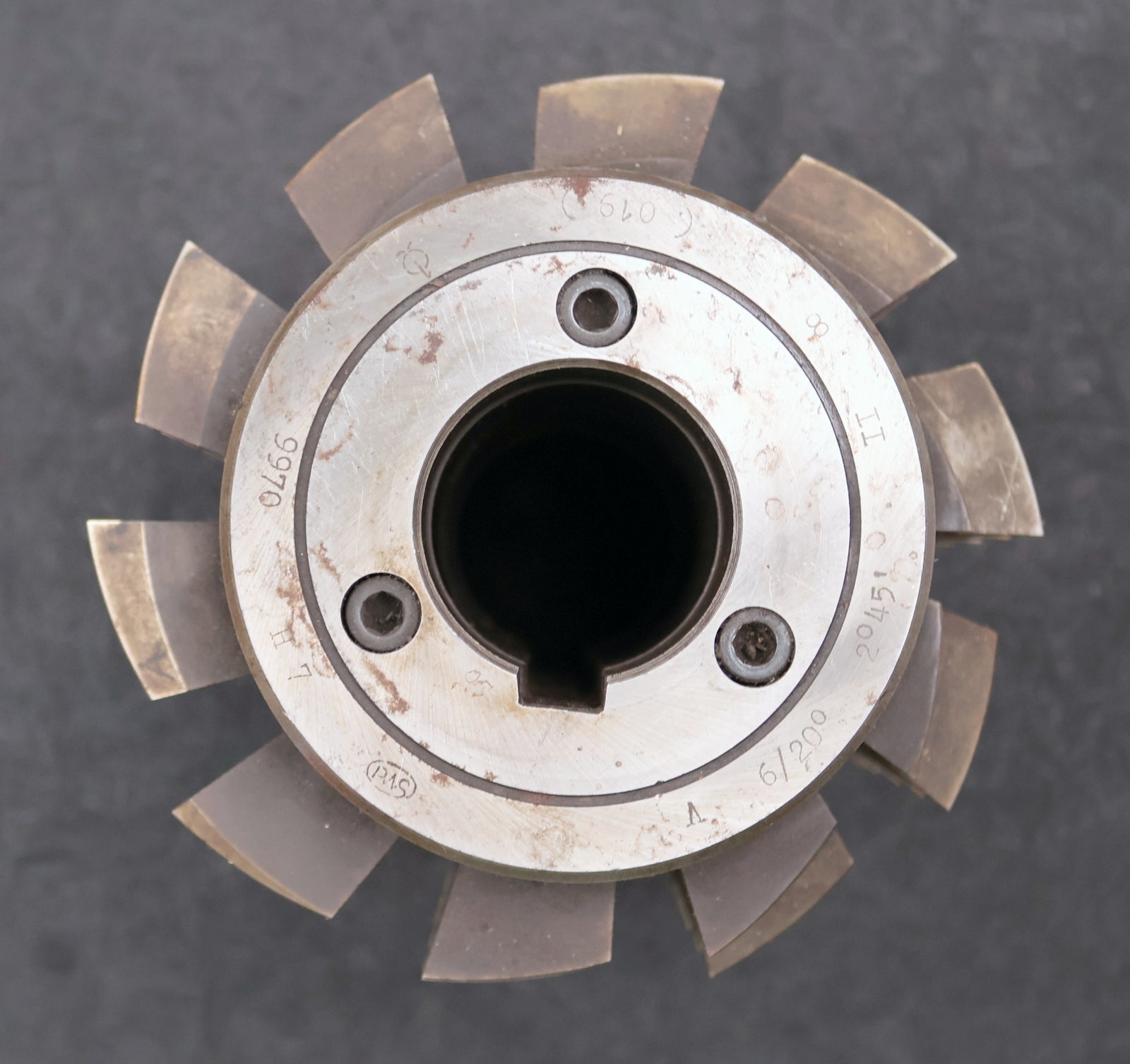 Bild des Artikels PWS-Zahnrad-Wälzfräser-gear-hob-m=-6mm-20°-EGW-Ø139x146xØ40mm-mit-LKN-BPII