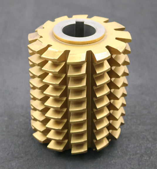 Bild des Artikels PWS-Zahnrad-Wälzfräser-gear-hob-m=-5mm-20°-EGW-Ø125x151xØ40mm-mit-LKN-BPII