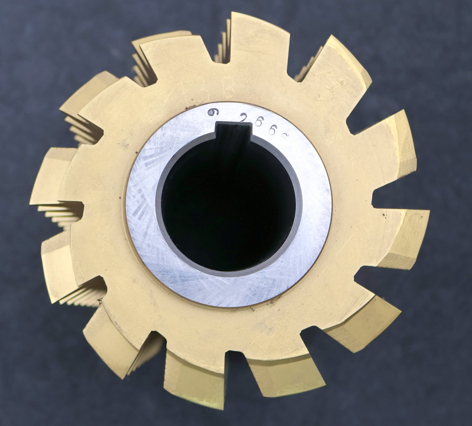 Bild des Artikels PWS-Zahnrad-Wälzfräser-gear-hob-m=-5mm-20°-EGW-Ø125x151xØ40mm-mit-LKN-BPII