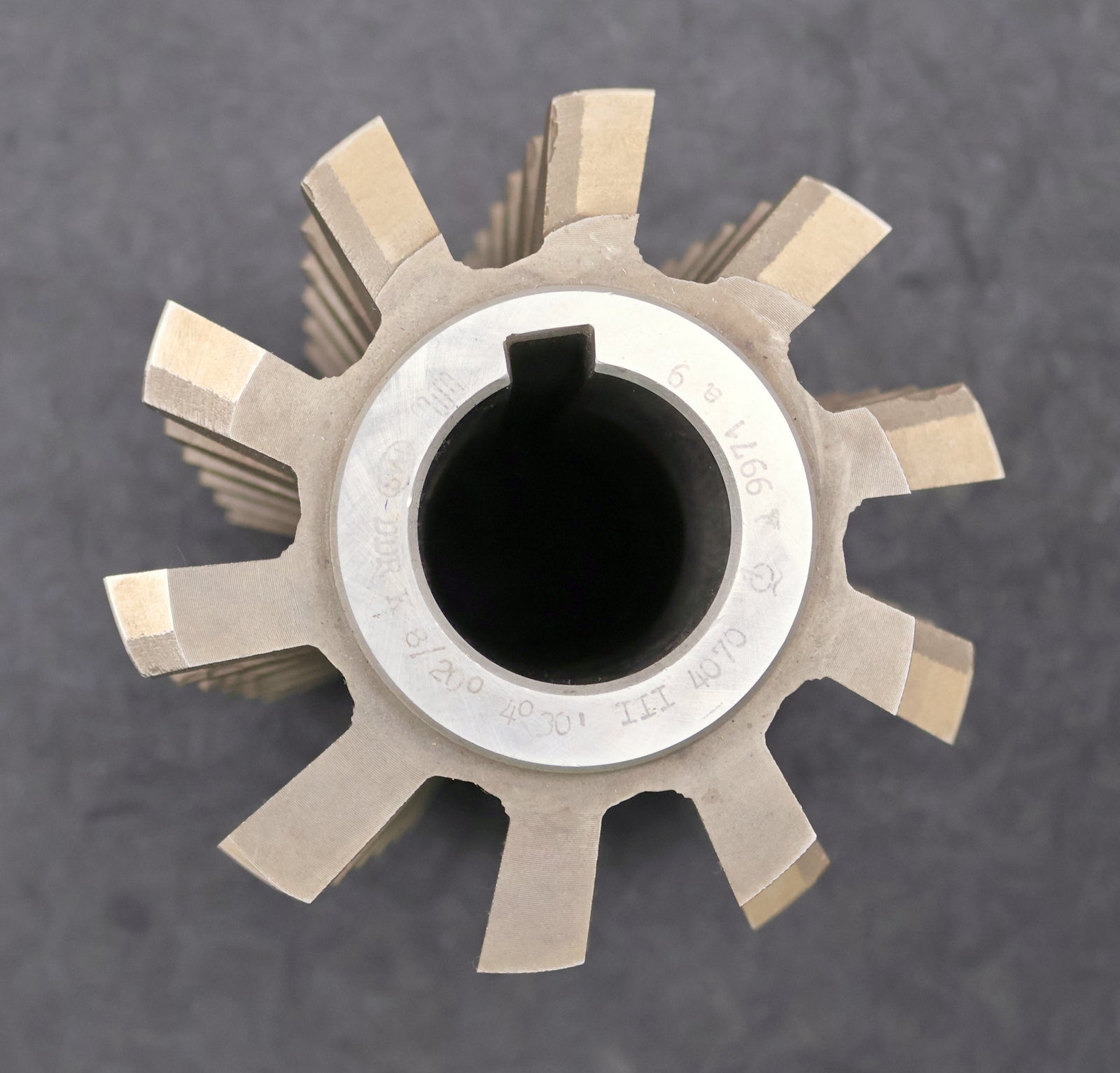 Bild des Artikels PWS-Zahnrad-Wälzfräser-gear-hob-m=-8mm-20°-EGW-Ø124x151xØ40mm-mit-LKN-BPIII