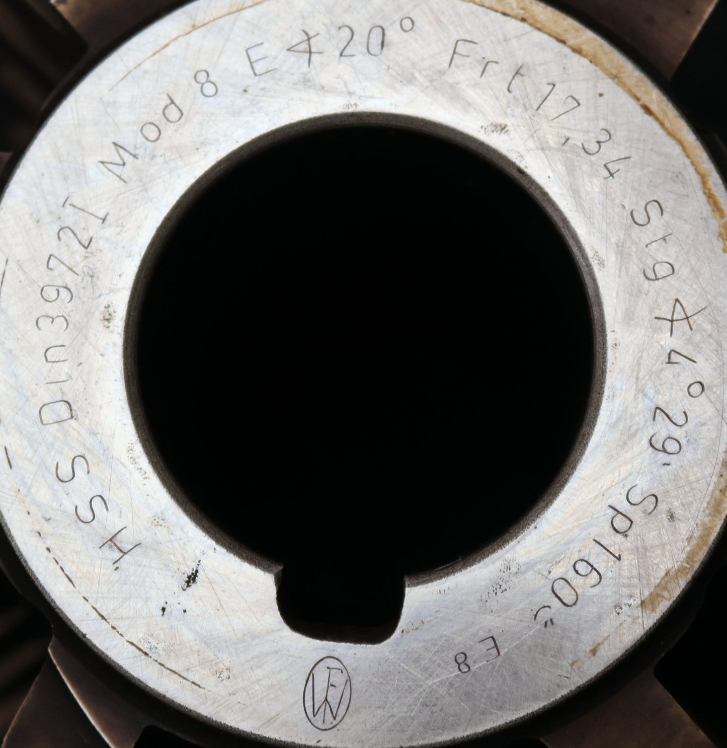 Bild des Artikels FETTE-Zahnrad-Wälzfräser-gear-hob-m=-8mm-20°-EGW-Ø122x139xØ40mm-mit-LKN
