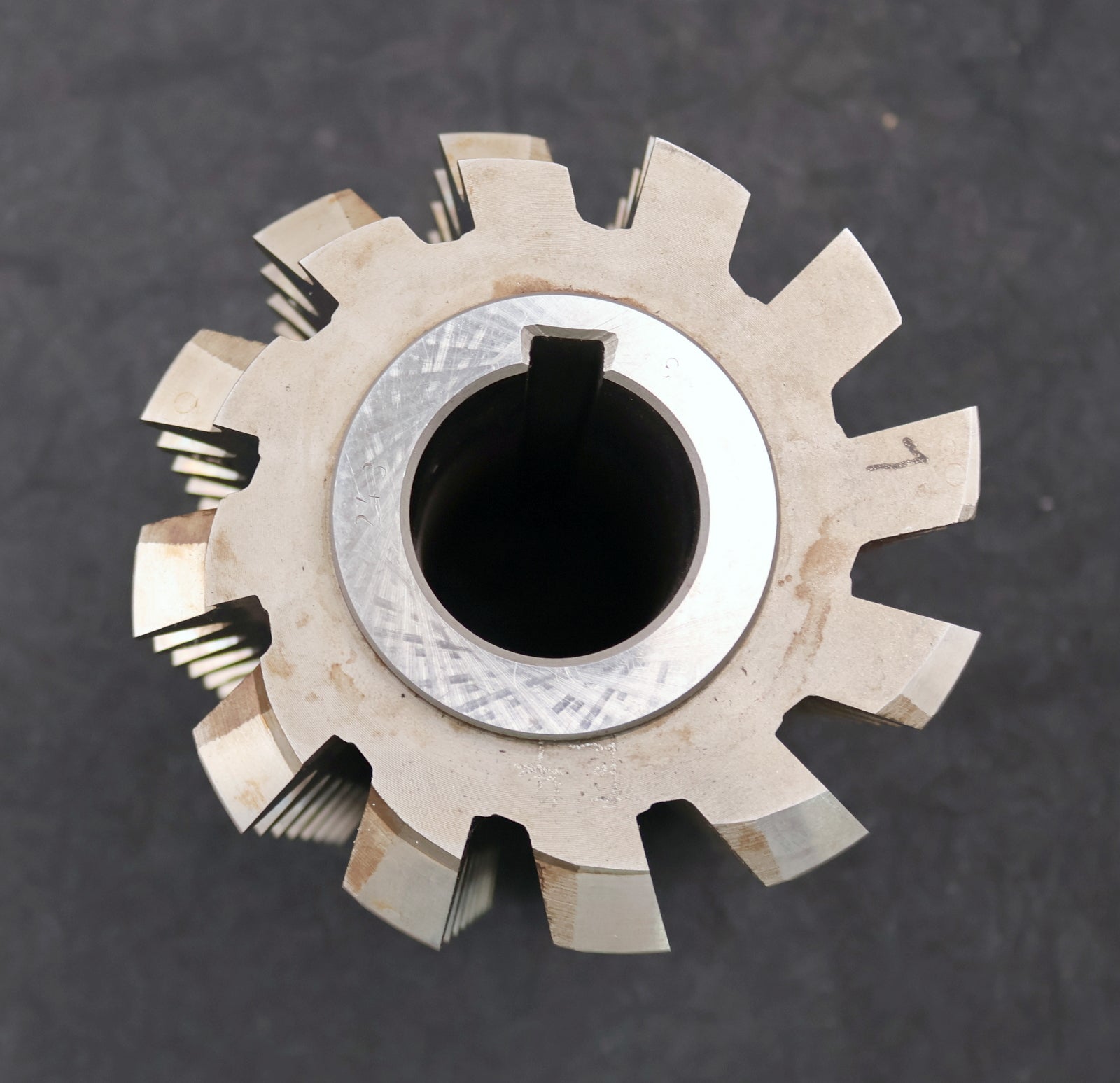 Bild des Artikels PWS-Zahnrad-Wälzfräser-gear-hob-m=-5,5mm-20°-EGW-Ø125x152xØ40mm-mit-LKN-BPIII