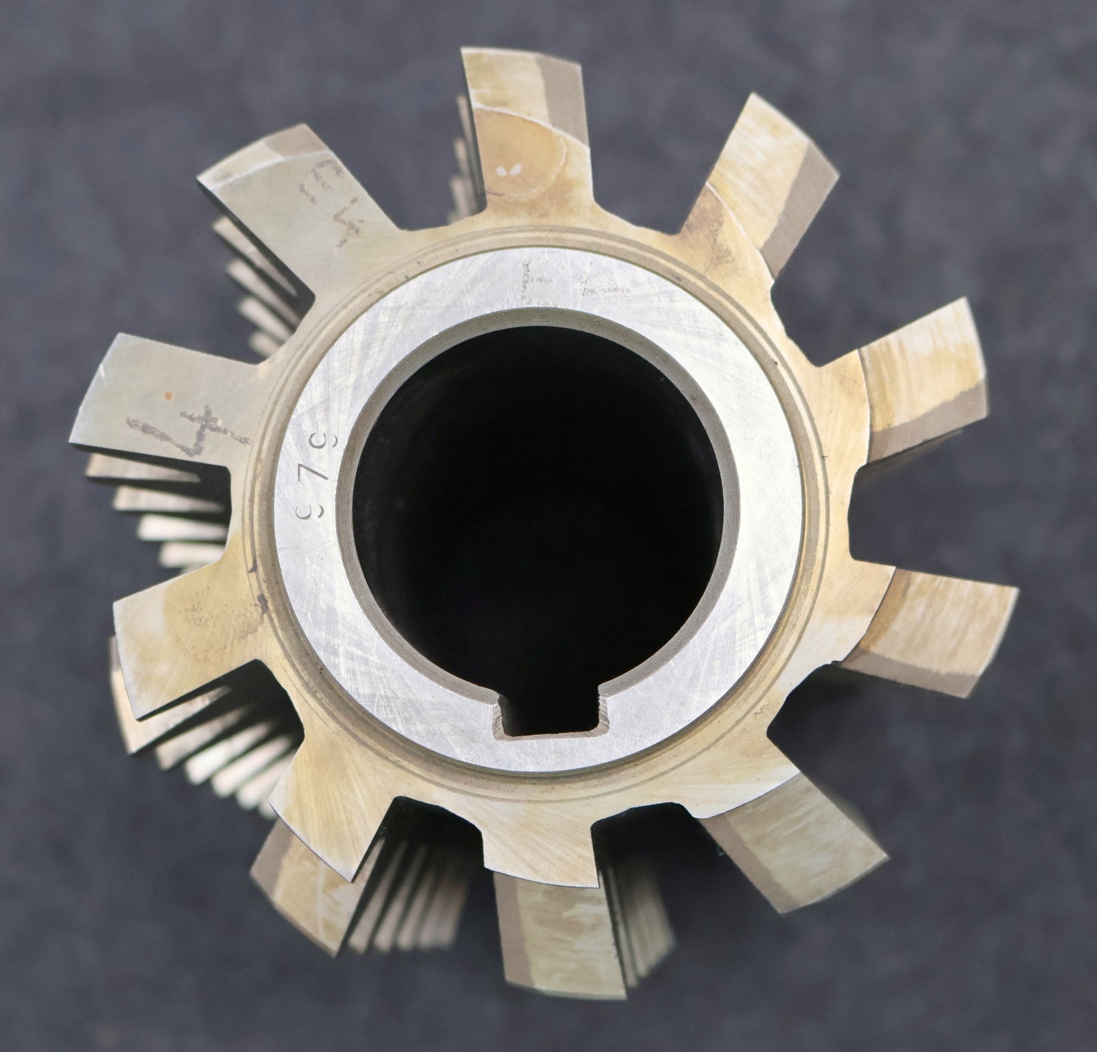 Bild des Artikels PWS-Zahnrad-Wälzfräser-gear-hob-m=-6mm-20°-EGW-Ø108x135xØ40mm-mit-LKN-BPII