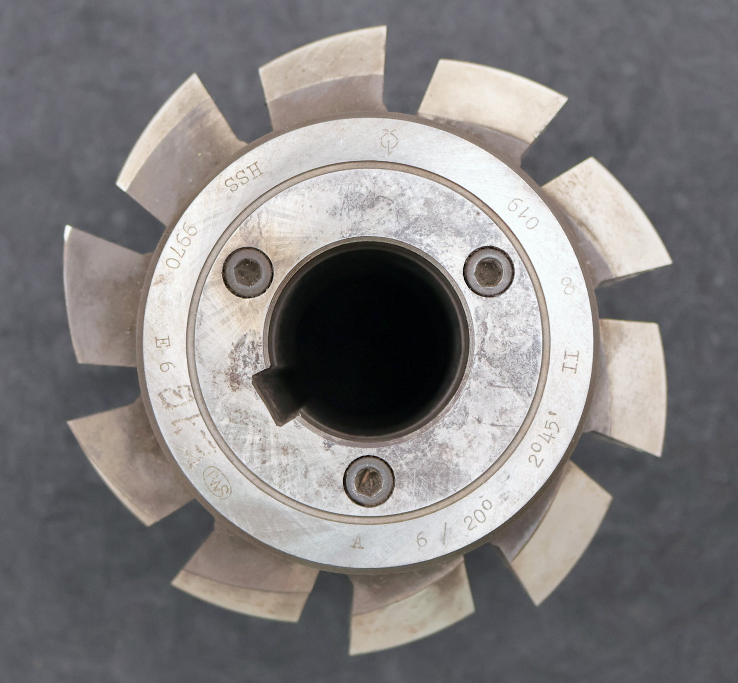 Bild des Artikels PWS-Zahnrad-Wälzfräser-gear-hob-m=-6mm-20°-EGW-Ø137x146xØ40mm-mit-LKN-BPII