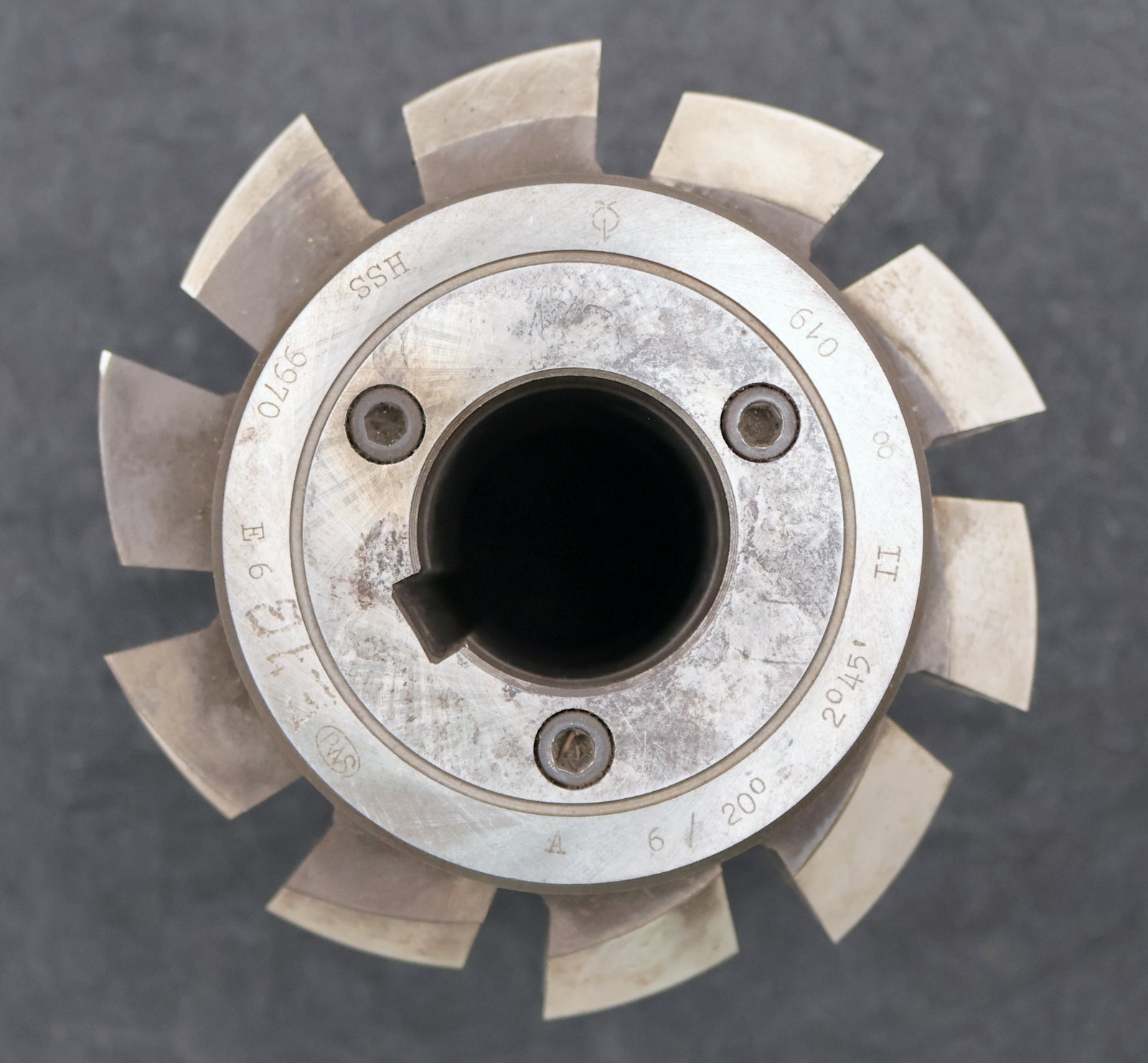 Bild des Artikels PWS-Zahnrad-Wälzfräser-gear-hob-m=-6mm-20°-EGW-Ø137x146xØ40mm-mit-LKN-BPII