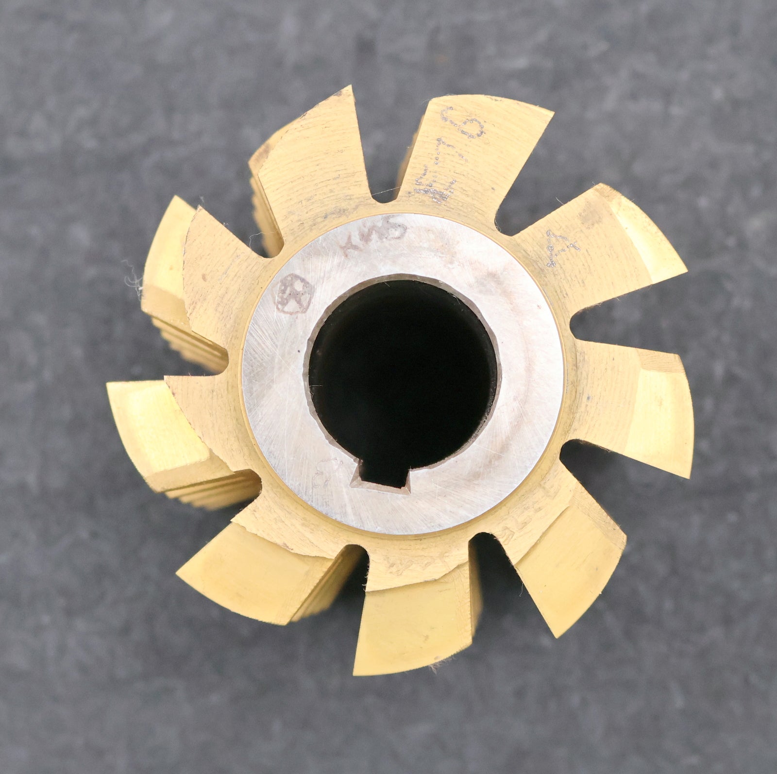 Bild des Artikels PWS-Zahnrad-Wälzfräser-gear-hob-m=-5mm-20°-EGW-Ø89x86xØ27mm-mit-LKN-9-Spannuten