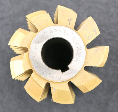 Bild des Artikels PWS-Zahnrad-Wälzfräser-gear-hob-m=-5mm-20°-EGW-Ø89x86xØ27mm-mit-LKN-9-Spannuten