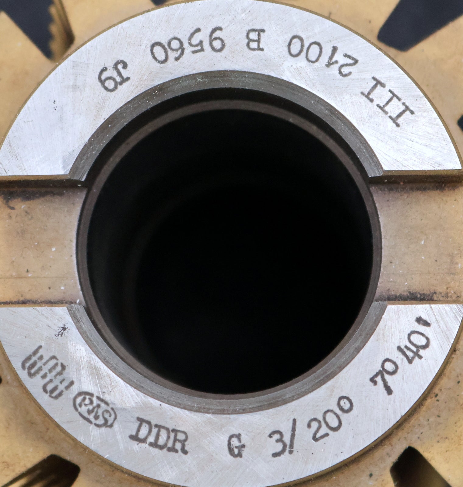 Bild des Artikels PWS-Zahnrad-Wälzfräser-gear-hob-m=-3mm-20°-EGW-Ø101x129xØ40mm-BPIII