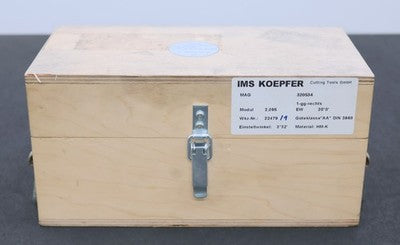 IMS KÖPFER Zahnrad-Wälzfräser HM-K gear hob m= 2,095mm 20° EGW Profiltyp Z