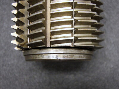 KLINGELNBERG Stollenwälzfräser involute spline hob Vorfräser m= 2,5mm BP III 20°