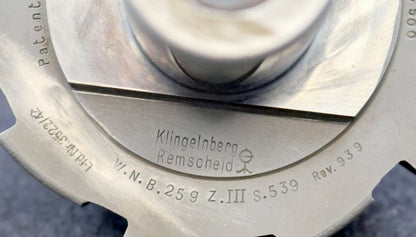 KLINGELNBERG Palloid-Wälzfräser m= 5,0 17°30' EGW Zahnform III 1-gg Li. Rest 90%