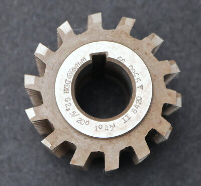 PWS Zahnrad-Wälzfräser gear hob m= 2,5mm 20° EGW BP II nach DIN3972 Ø89x88xØ32mm