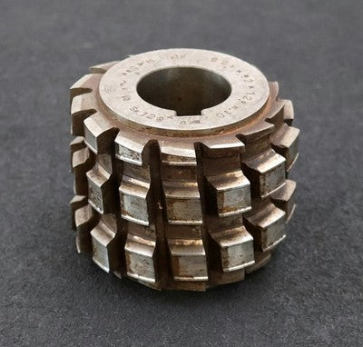 Keilwellen-Wälzfräser 10 Keile 82,2x92x12,2mm mit Höcker Ø100x80xØ40mm mit LKN