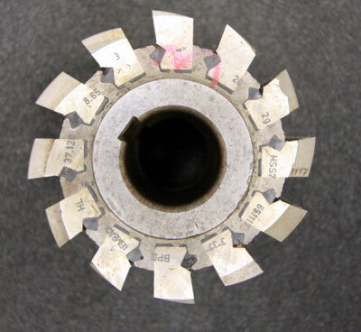 LEIMBACH Stollenwälzfräser involute spline hob m=3mm BP III nach DIN3972 20°