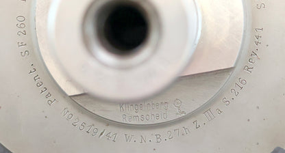 KLINGELNBERG Palloid-Wälzfräser m= 6,0 17°30' EGW Zahnform III 1-gg. Re Rest 75%