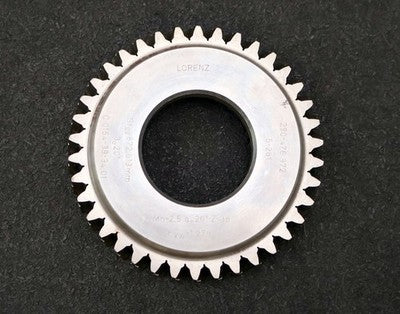 LORENZ Scheibenschneidrad mit Treppenschliff gear shaper m= 2,5mm 20° EGW Z= 38