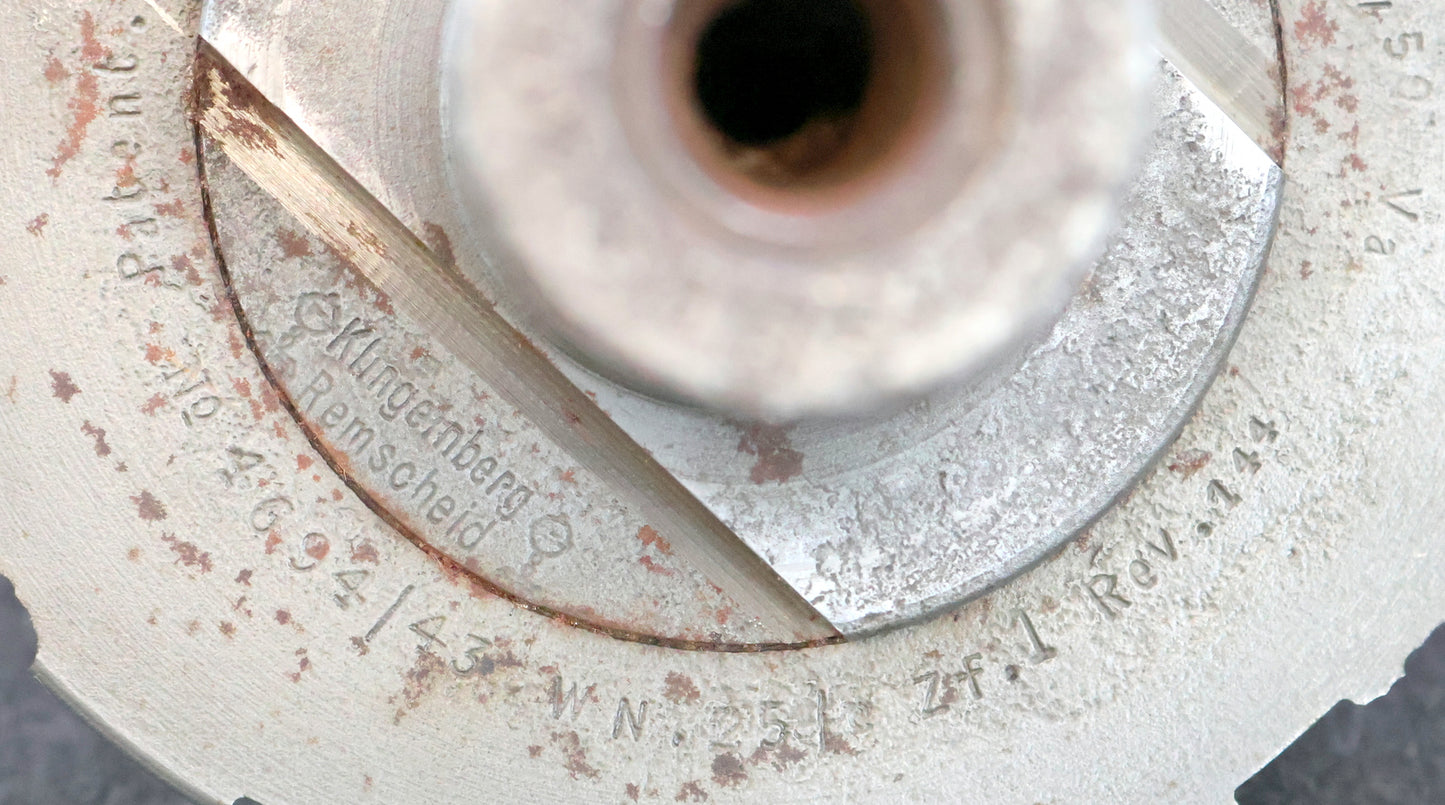 KLINGELNBERG Palloid-Wälzfräser m= 5,0 20° EGW Zahnform I 1-gg. Re.