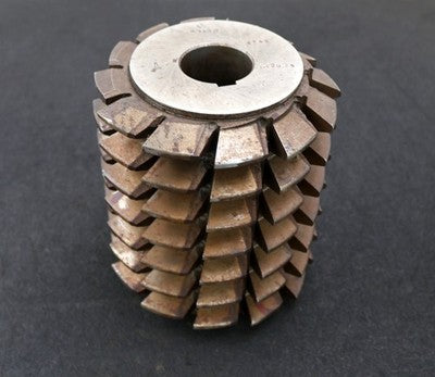 Zahnrad-Wälzfräser gear hob m= 9mm 20° EGW Ø180x211xØ50mm mit LKN 12 Spannuten