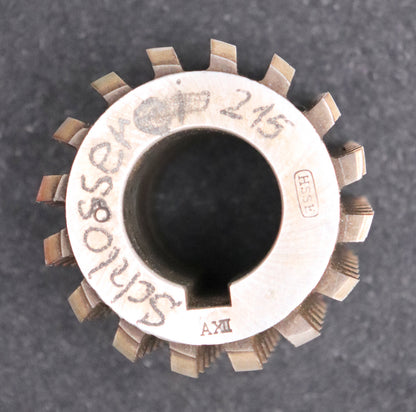 Keilwellenwälzfräser 6 Keile 32,5x27x5 mit Höcker Fertigfräser Ø70x70xØ32mm