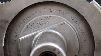 KLINGELNBERG Palloid-Wälzfräser Schruppfräser m= 6,0 17°30' EGW  III gebraucht