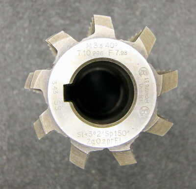 J.E. REINECKER Vollstahlwälzfräser gear hob m= 3,5mm 20° EGW Ø70x80xØ27mm F 7,98