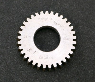 ZFW Scheibenschneidrad Vorschneider m= 3mm 20° EGW Z= 33 Kh= 1,25xM