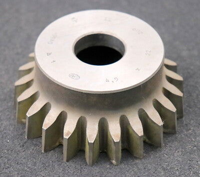 PWS Glockenschneidrad gear shaper m= 4,5mm EGW 20° Z= 22 BP II Ø112x47xØ1 1/4"
