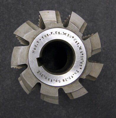 GPS Vollstahlwälzfräser gear hob m= 5mm BP IV nach DIN3972 20° EGW Ø100x90xØ32mm