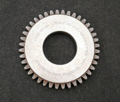 STAHLMETZ Scheibenschneidrad Fertigschneider m= 2,5mm 15° EGW Z= 40