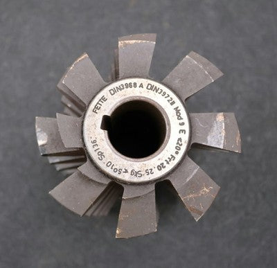 FETTE Zahnrad-Wälzfräser gear hob m= 9mm 20° EGW Ø124x146xØ32mm mit LKN