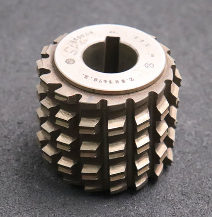 Keilwellenwälzfräser 6 Keile 27,71x23,1x6,88 Höcker Fertigfräser Ø72x75xØ27mm