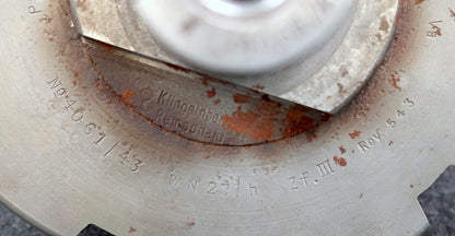 KLINGELNBERG Palloid-Wälzfräser m= 6,0 17°30' EGW Zahnform III 1-gg. Re Rest 90%