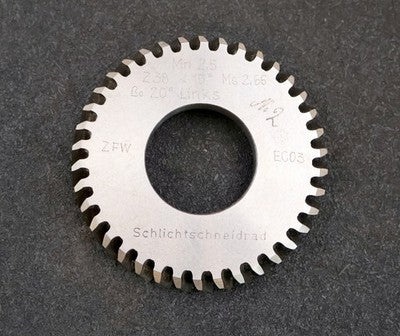 ZFW Scheibenschneidrad mit Treppenschliff Schlichtschneidrad m= 2,5mm 15° EGW